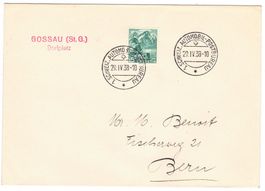 Lettre de Gossau BPA A138 pour Bern le 29.IV.38