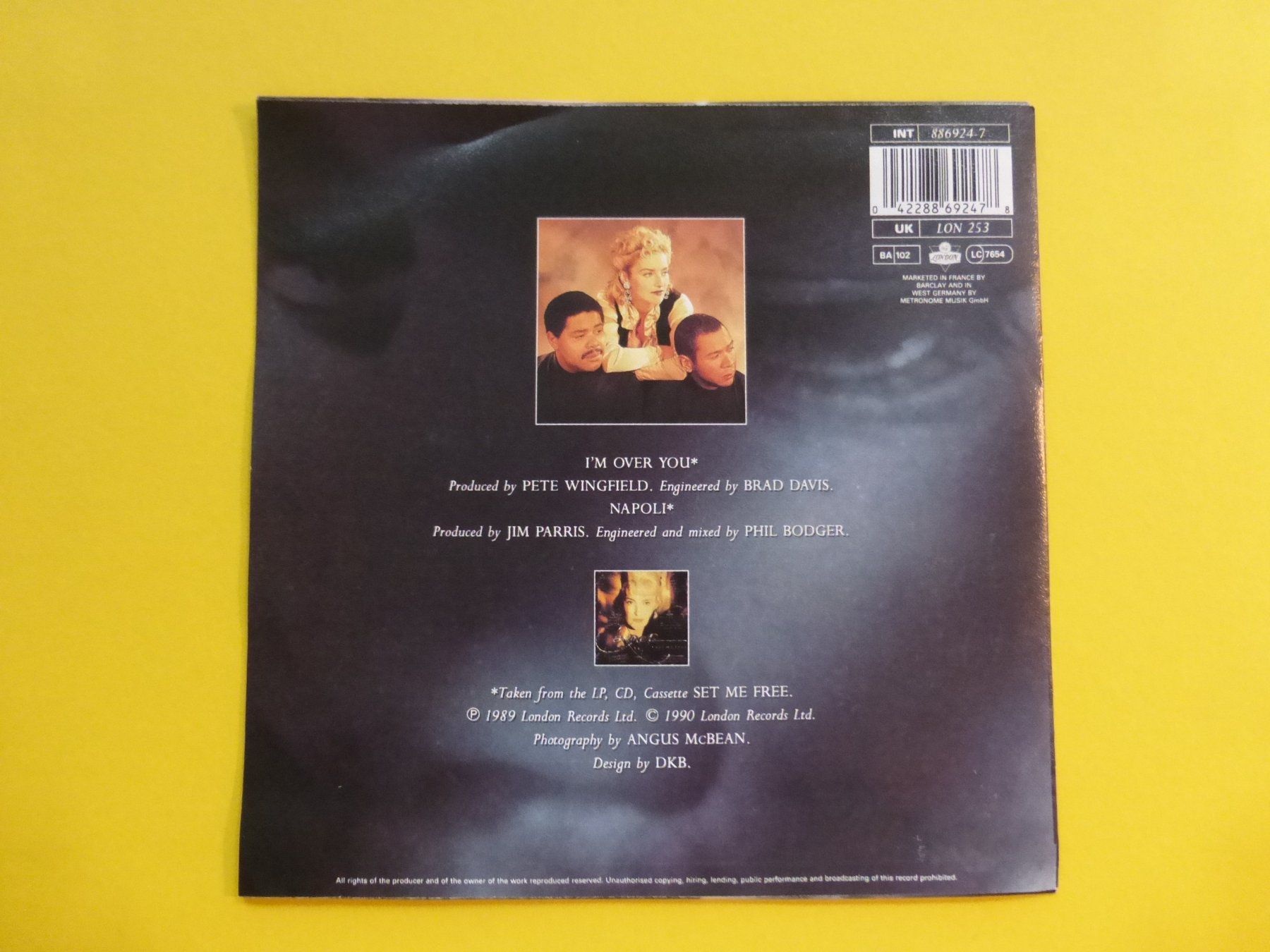 Dischi in vinile: Carmel – I'm Over You – Usato da Zürich venduto da Swiss57 1
