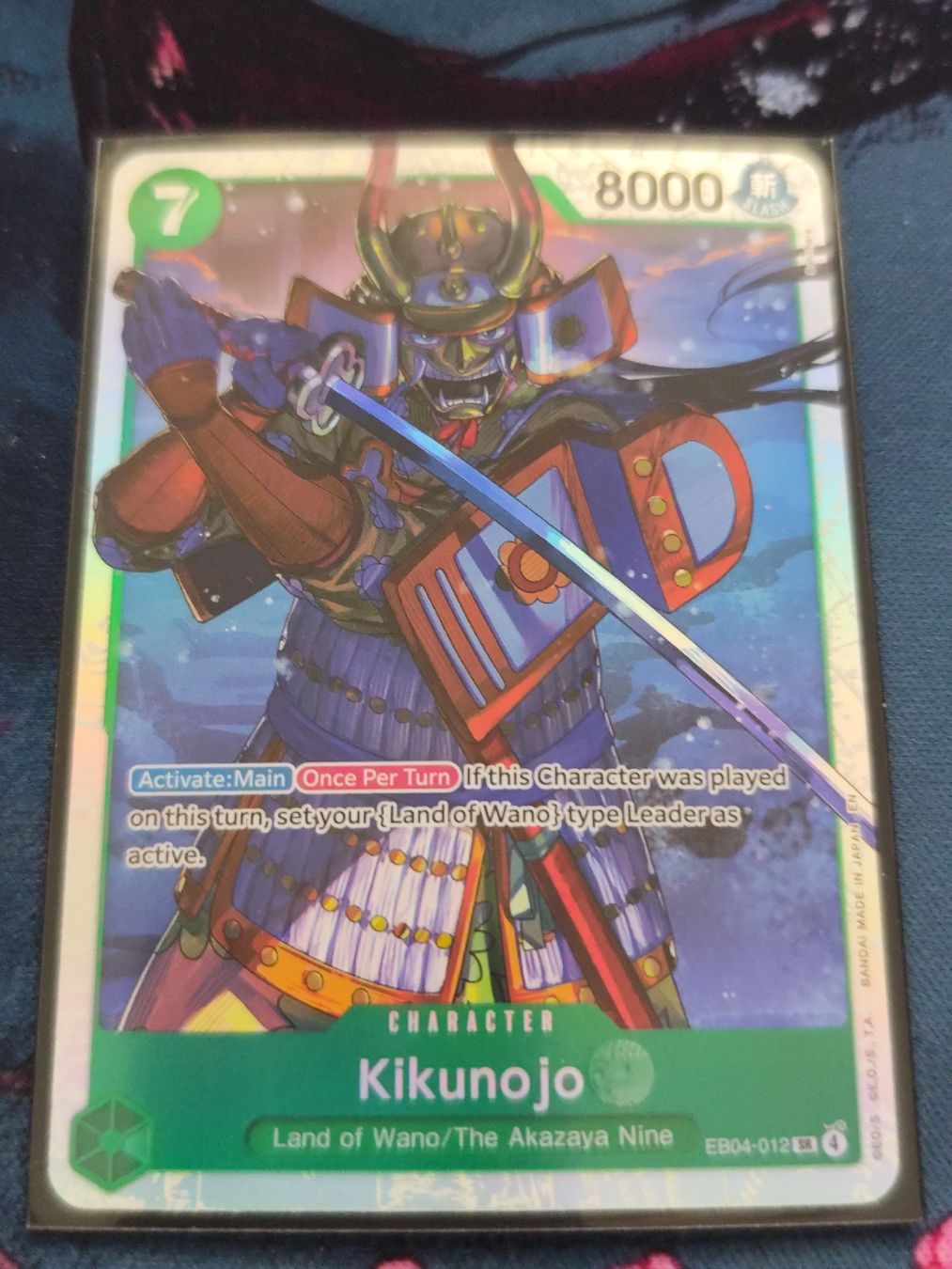 Bandai Carte collezionabili: One Piece Kikunojo EB04-012 SR EN – Nuovo (secondo la descrizione) da Schlossrued venduto da LAP2012