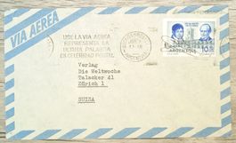 TR69 Enveloppe + Timbre Argentine 1960