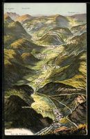 Travers /Val de Travers, Karte mit Les O