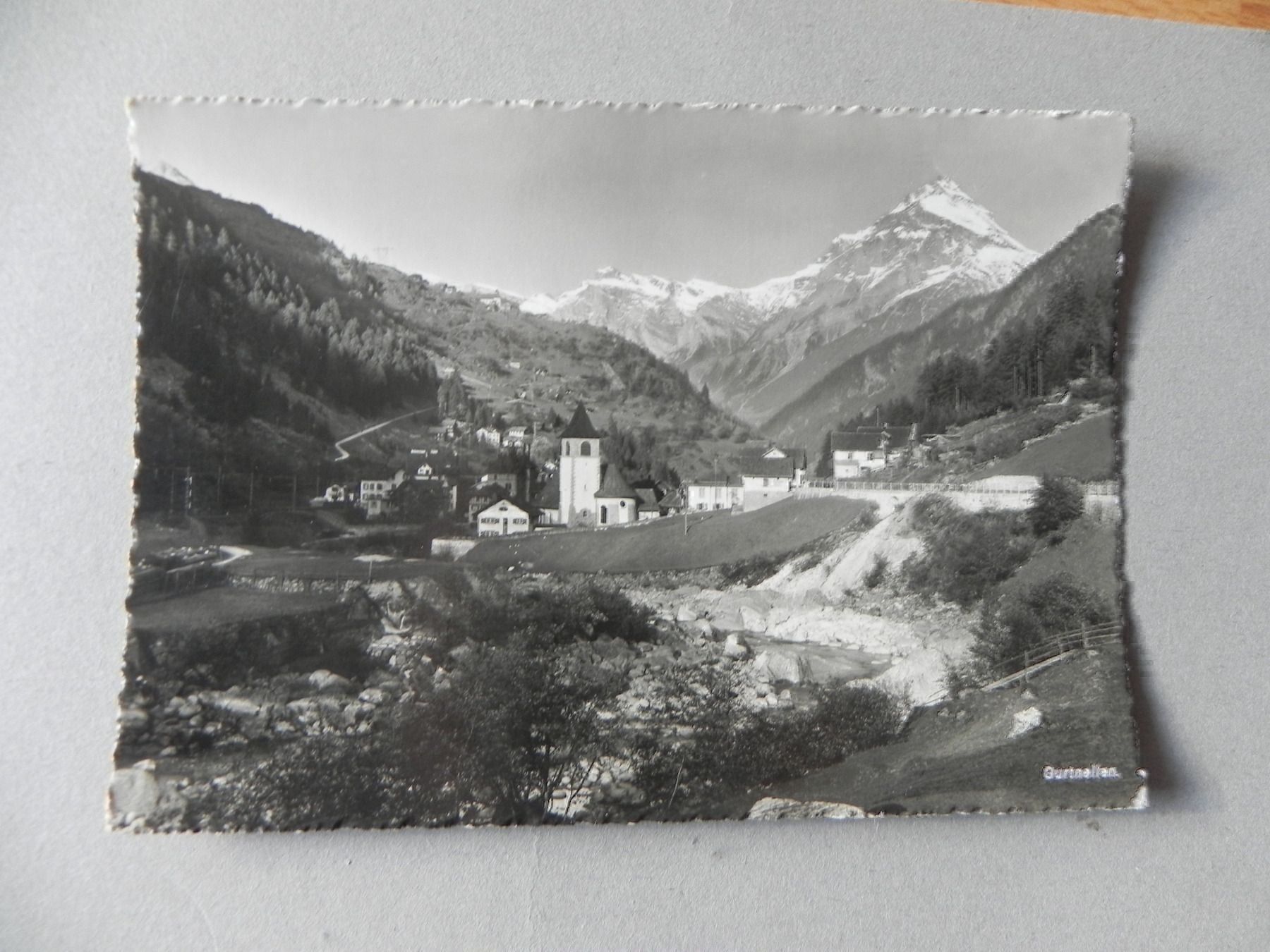 Cartoline postali: Ansichtskarte Gurtnellen Uri UR 1950 – Usato da Siebnen venduto da krimsie
