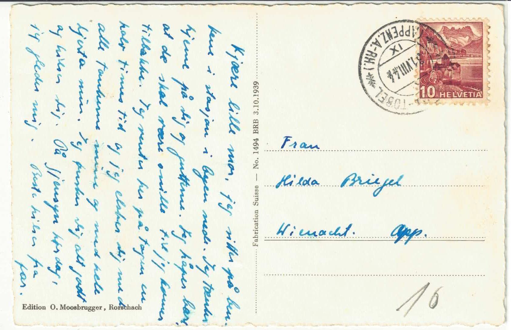 Cartoline postali: Rorschach - Generalansicht – Usato da Ettingen venduto da Kartenplanet 1