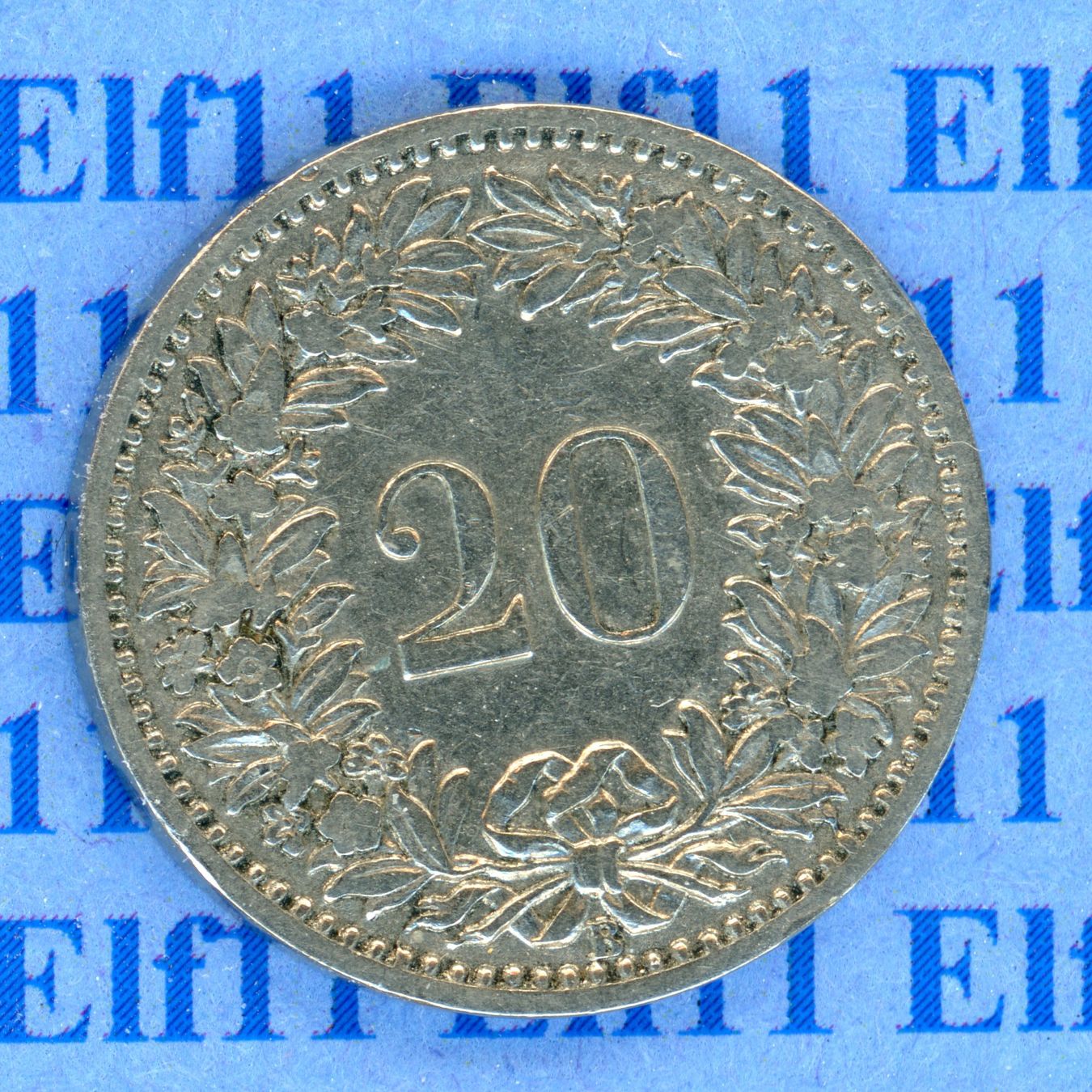 Tutti le monete: CHF___0.20 1898 s 20 Rappen – Usato da Widnau venduto da Elf11 1