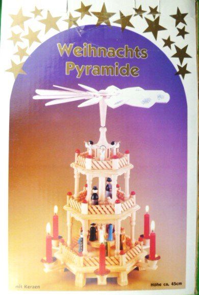 Tutte le decorazioni: Weihnachts- Pyramide ca. 45 cm hoch Nr. 3 – Usato da Effretikon venduto da Heimstudio 2