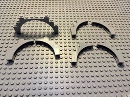 Lego 10x  Bogenstein 1x5x4 (2339)hellgrau