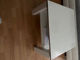 Beistelltisch weiss, rechteckig, guter Zustand