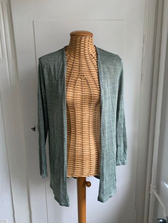 Strickjäckchen petrolgrün - XS