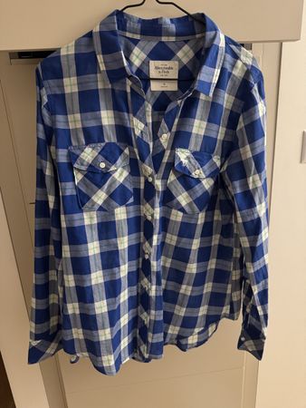 Chemise Abercrombie & Fitch à carreaux bleus Taille M