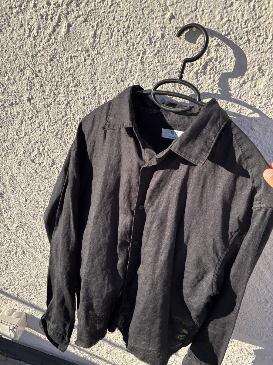 Camicie: Cropped linen Shirt uniqlo – Usato da Thalwil venduto da lean21 1