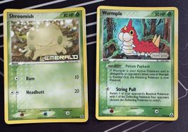 🚀 Stamped week: Pokémon Shroomish and Wurmple holo ab 1 CHF
