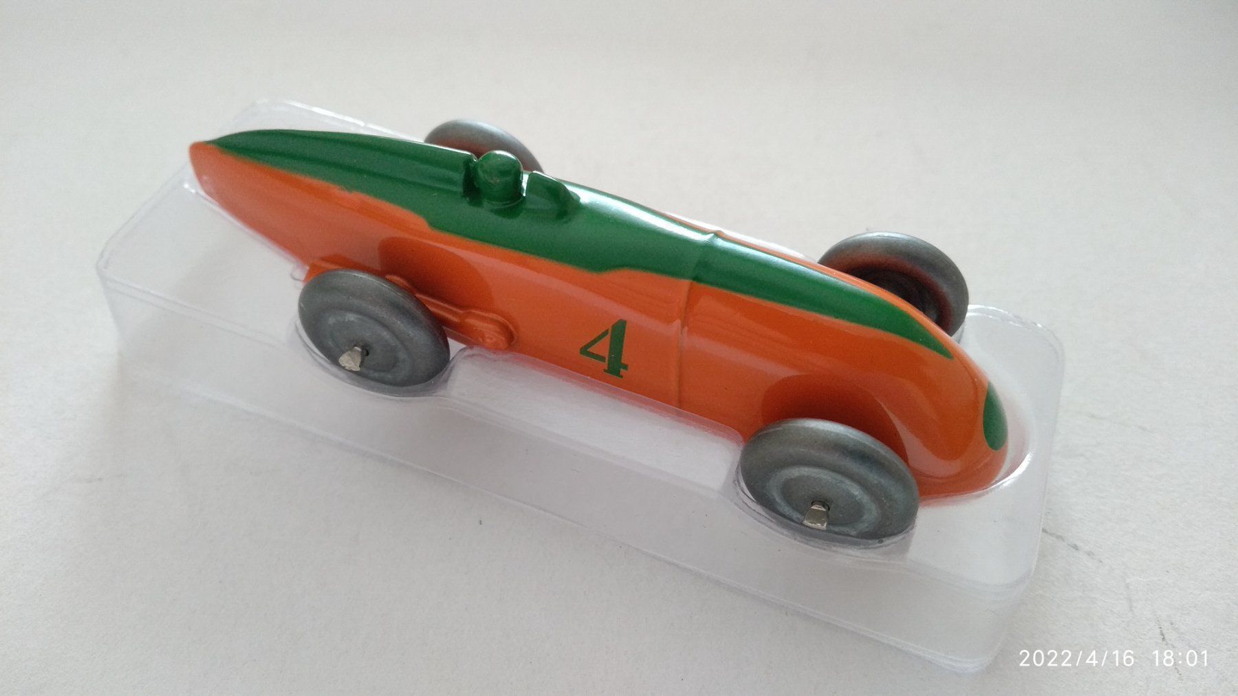 Dinky Toys Modellautos: Replika Dinky Toys 23 A, auto de course. – Neu und originalverpackt aus Vacallo von G1965