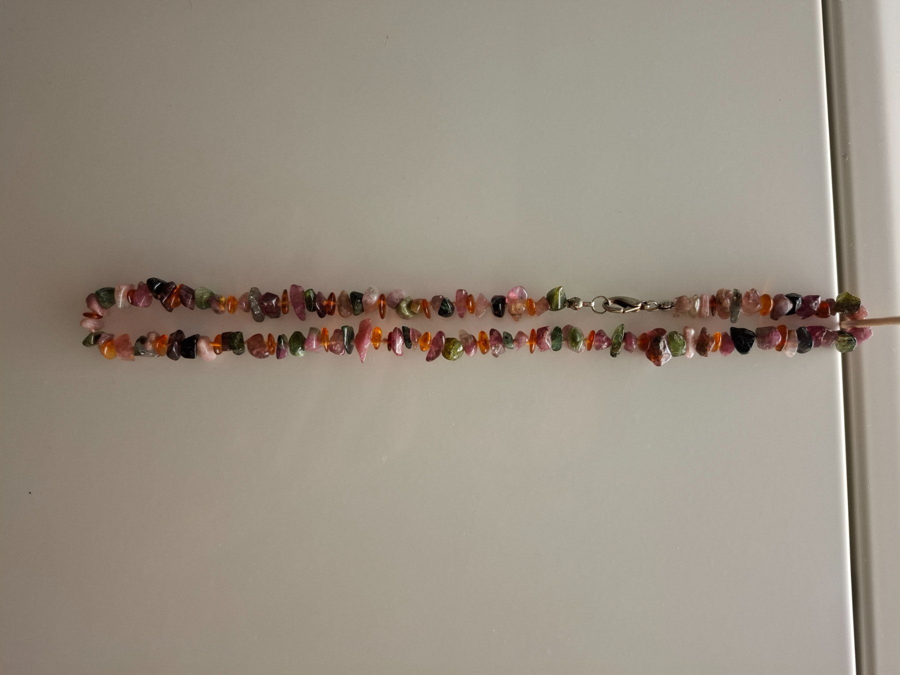 Catenine: Halskette Turmalin Bernstein  Länge ca 42cm – Nuovo (secondo la descrizione) da Schwanden-Brienz venduto da Testudo06