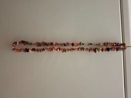 Halskette Turmalin Bernstein  Länge ca 42cm