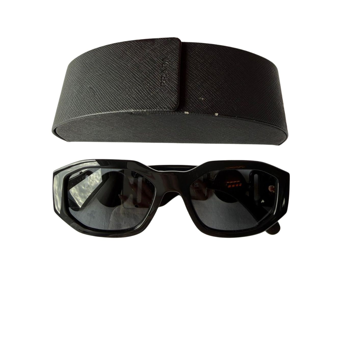 Versace Occhiali & Lenti: Versace Sonnenbrille mit Logodetails – Nuovo (secondo la descrizione) da Oberarth venduto da SSS. 2