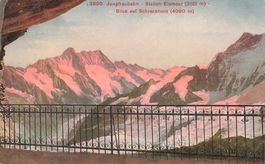 Jungfraubahn BE Station Eismeer 3161 m Alpenpanorama Schreck