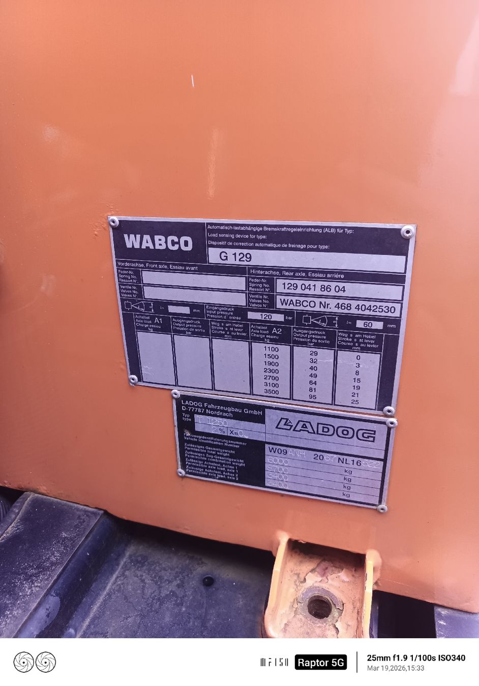 Kipper: Occasion Ladog T1250 – Gebraucht aus Brislach von HAMDIEPF 7