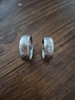 Ringe Set, Gehämmert, Verlobung/Hochzeit, Neuwertig