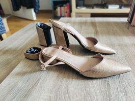 NEW!! Convertible Shoes! Low and high heel made in Germany!