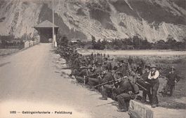 Gebirgsinfanterie - Feldübung, um 1916