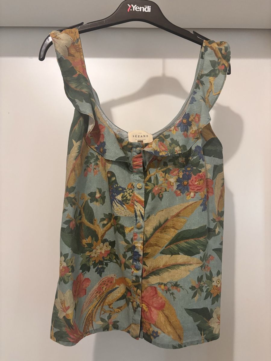 Sezane Top: Sézane top en lin T36  – Usato da Constantine venduto da boukledor
