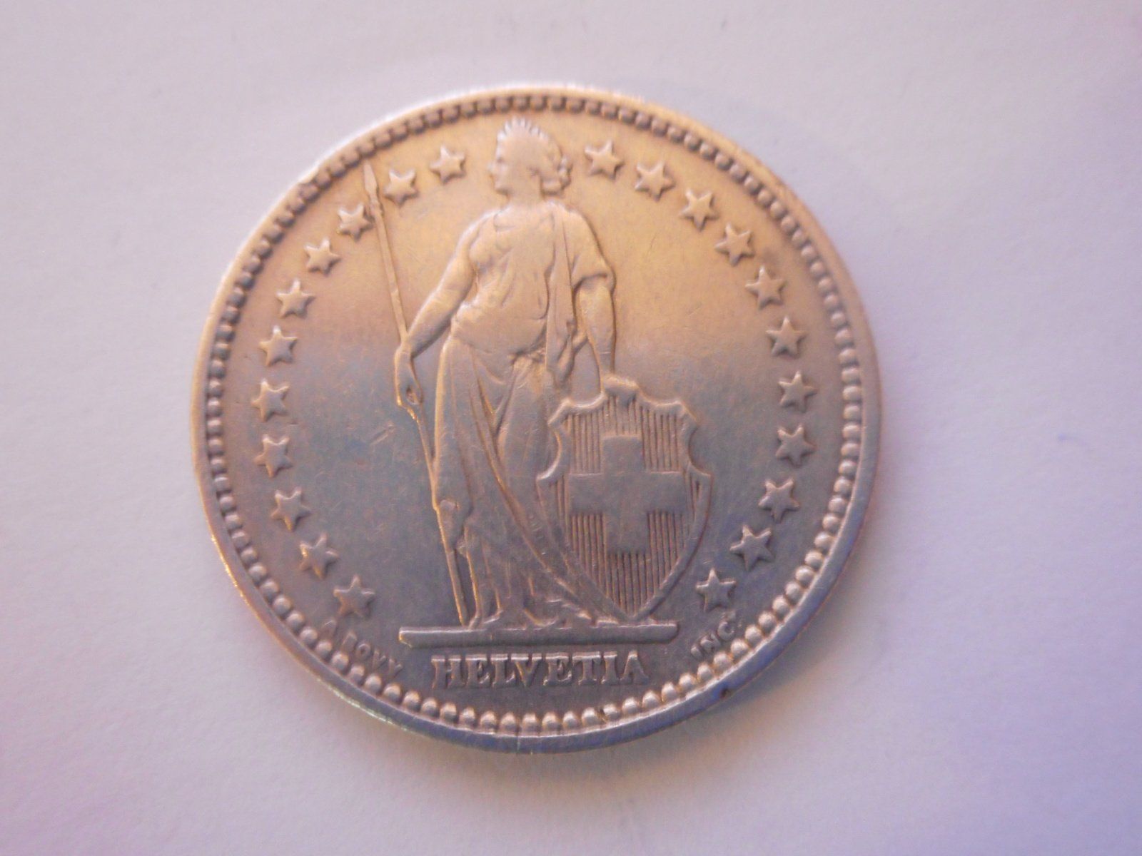 Alle Münzen: 2 Fr. 1904 silber rar – Gebraucht aus Kriegstetten von pizlad2010 1