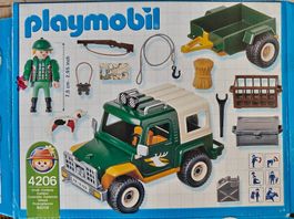 Playmobil 4206 Forst-Geländewagen mit Anhänger