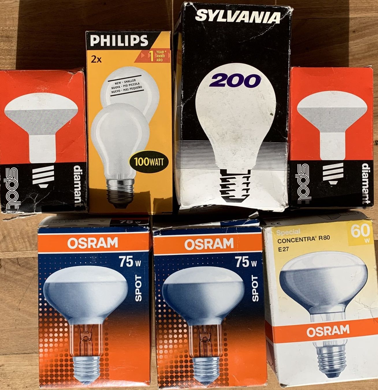 Osram Lampade: Diverse Spotlight & Glühbirnen, E27 – Usato da Birsfelden venduto da Emporio82