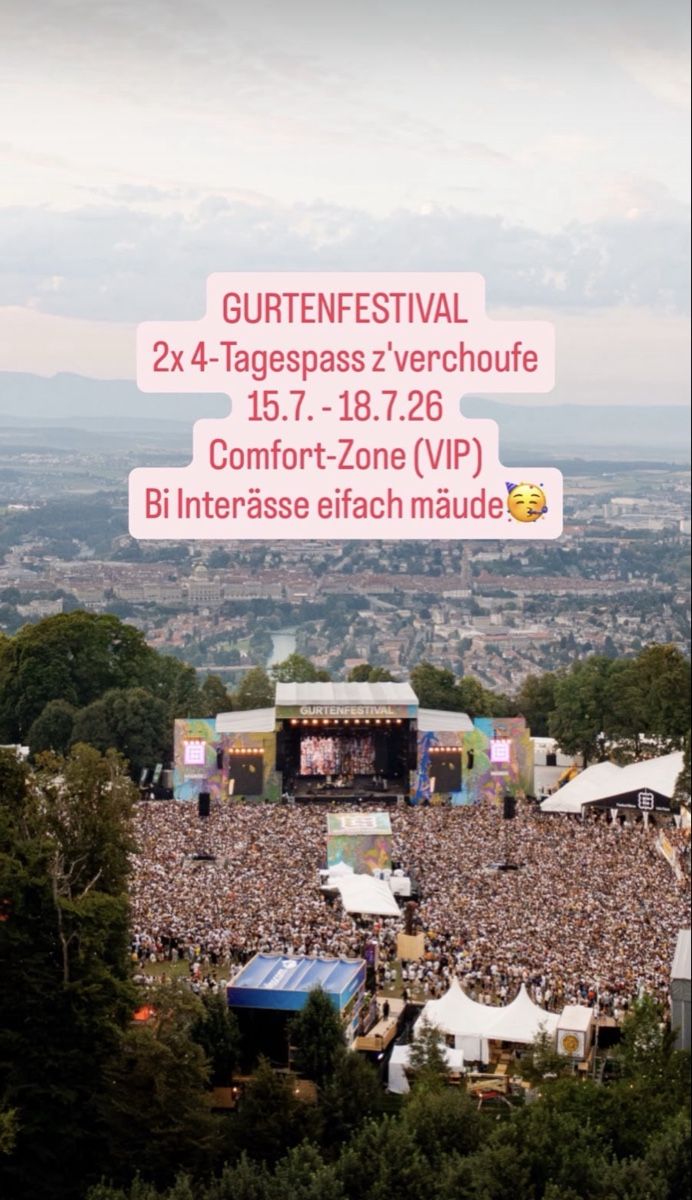 Billets: Gurtenfestival Tickets – Neuf avec emballage d'origine à Urtenen-Schönbühl par Joel07
