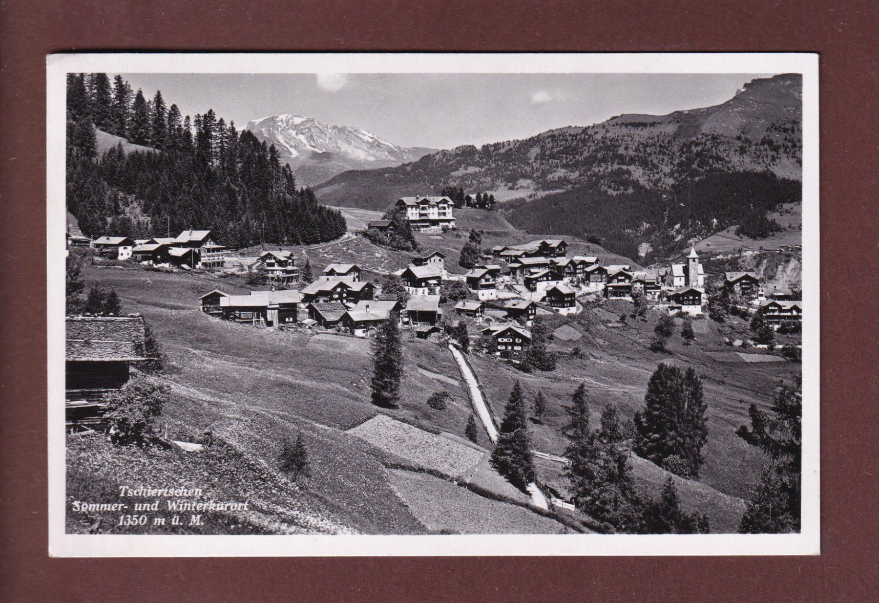 Ansichtskarten: TSCHIERTSCHEN - 1941 – Gebraucht aus Pully von nicecards