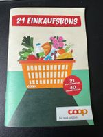 Coop 40 Erlebnisbons Schweiz / 21 Einkaufsbons NEU
