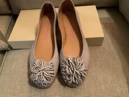 Macarena ballerines espadrilles, neuves en cuir. Taille 37.