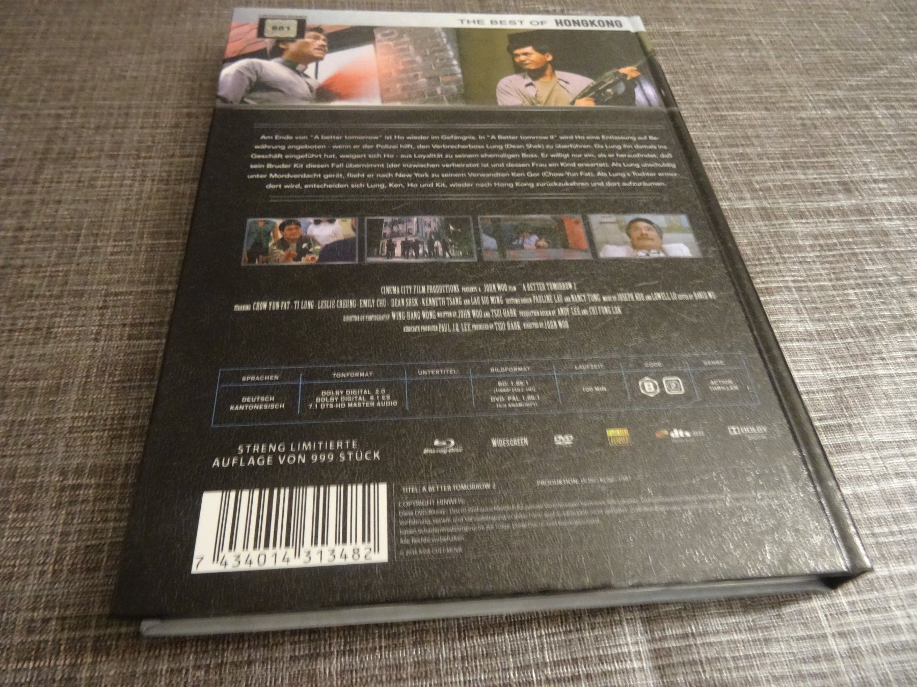 Alle DVDs: A Better Tomorrow II 2 - Limited Edition - Blu-ray – Gebraucht aus Olten von Disc-Verkauf 3