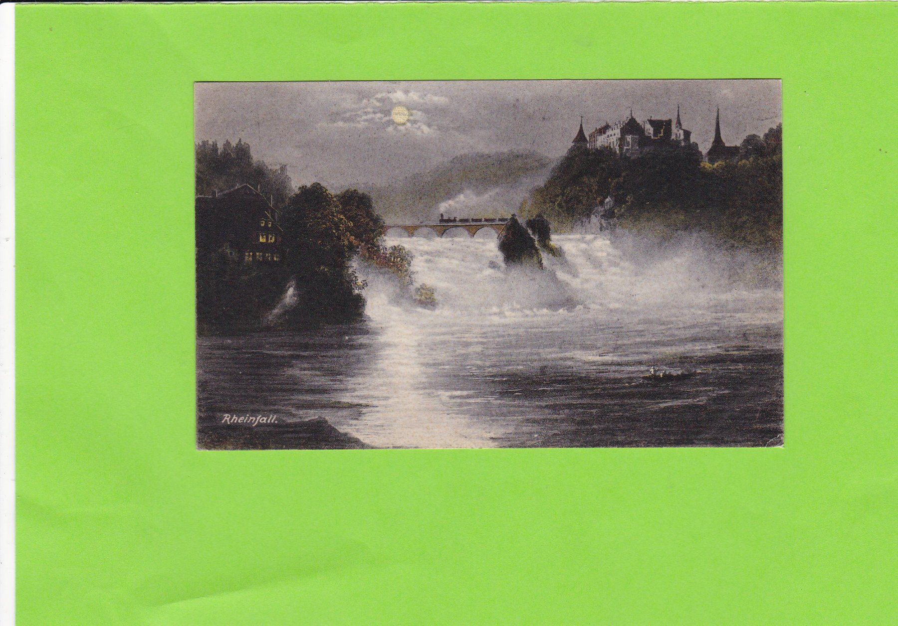 Cartoline postali: Rheinfall-Atelier Guggenheim – Usato da St. Peterzell venduto da neckertal