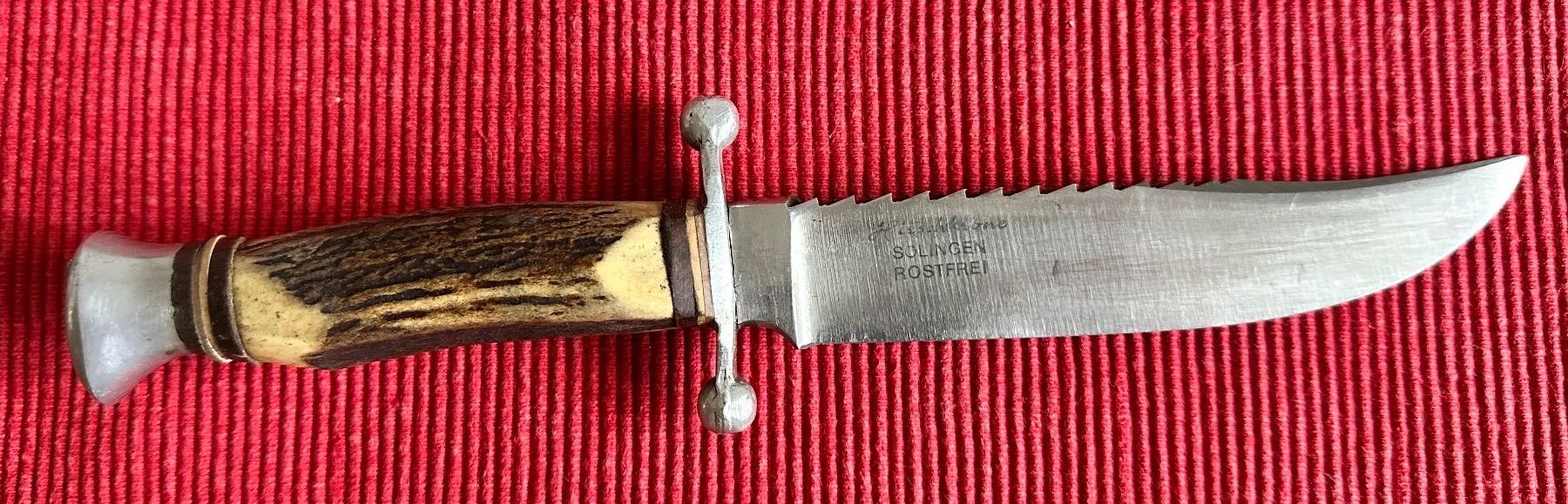 Solingen Zubehör: Jagdmesser Hirschkrone Solingen – Gebraucht aus Bülach von Jubet