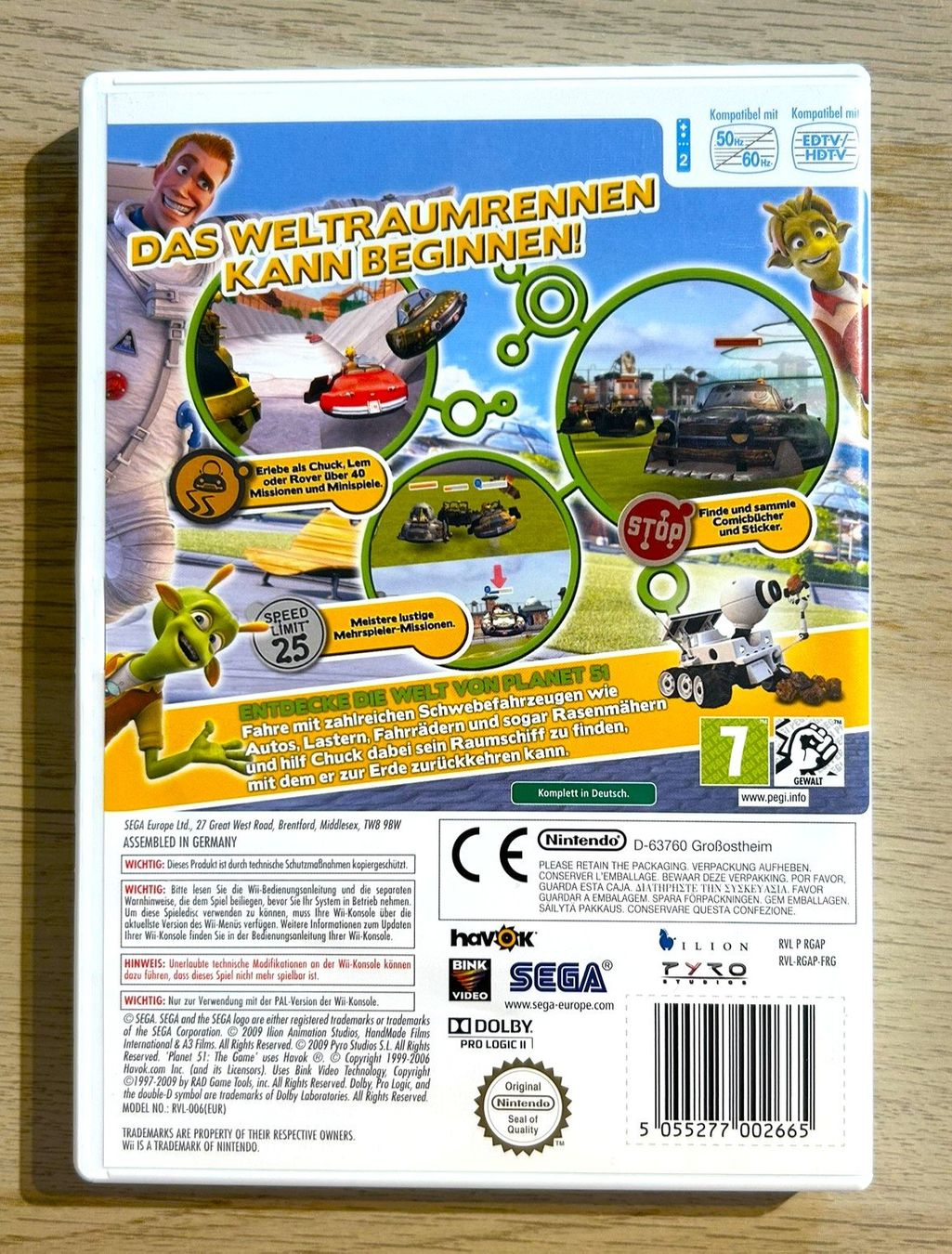 Nintendo Giochi: Planet 51 Das Spiel Nintendo Wii – Usato da St. Gallen venduto da Alpine.Arcade 1