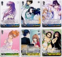 6 Dengeki Bunko - Weiss Schwarz U-Karten - Anime - japanisch