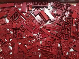Lego 150 Burgunderrot Teile -P16