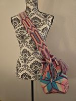 Sac bandoulière ethnique Wayuu fait main