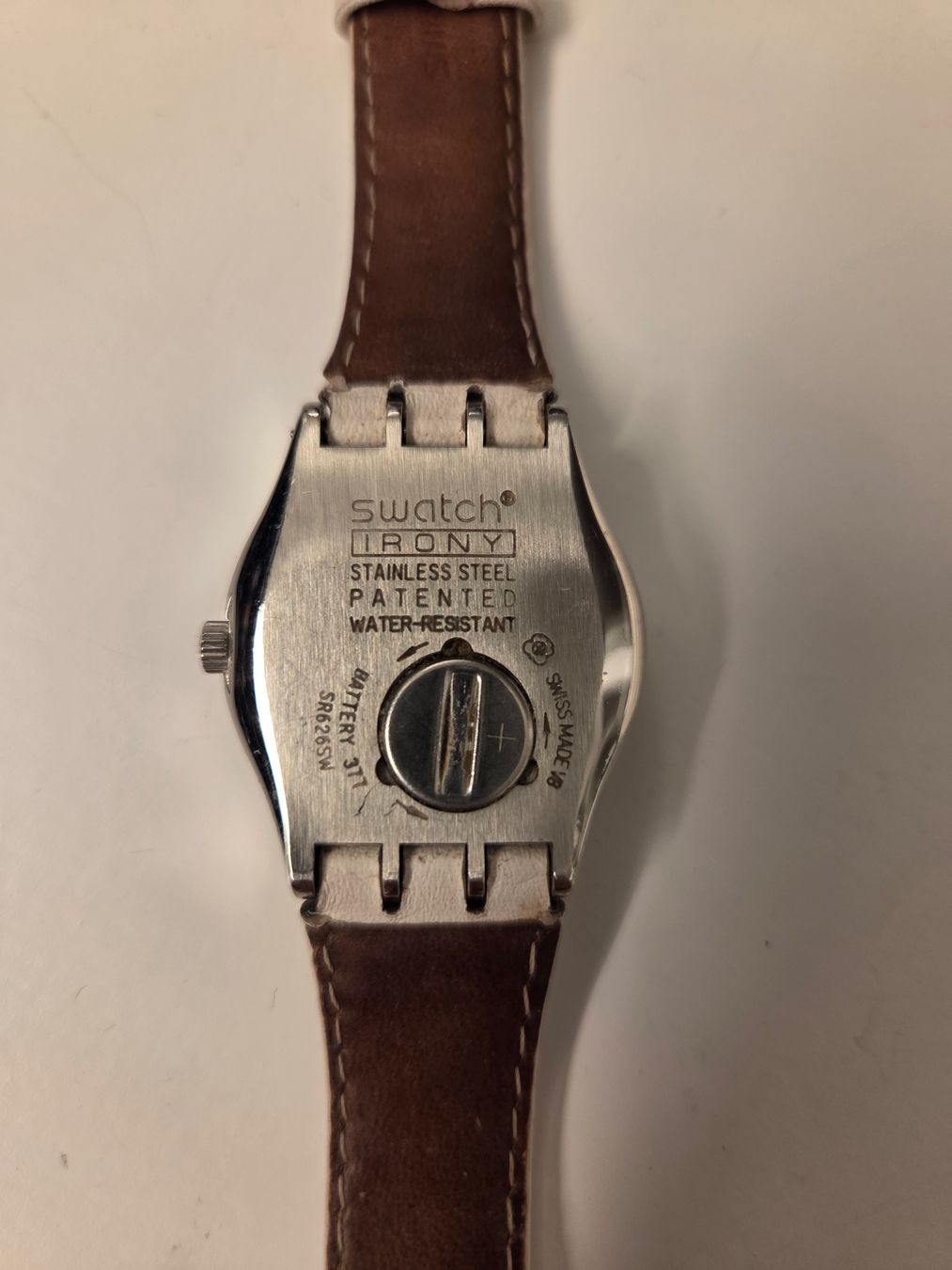 Swatch Orologi: Swatch "WHITE FAN" Quartz watch – Usato da Rupperswil venduto da Schlaumischlumpf 1