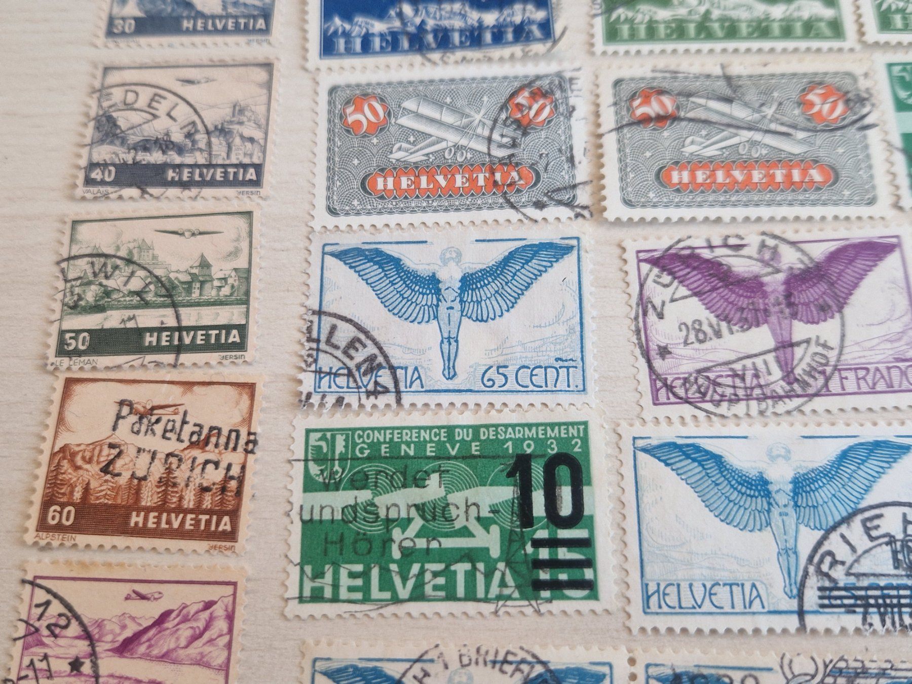 Tutti i francobolli: Ansammlung Flugpost, nicht bestimmt, ab 1.- – Usato da Burgdorf venduto da Glossy01 3