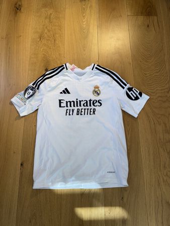 Real Madrid Jersey Adidas White Kids name Khale