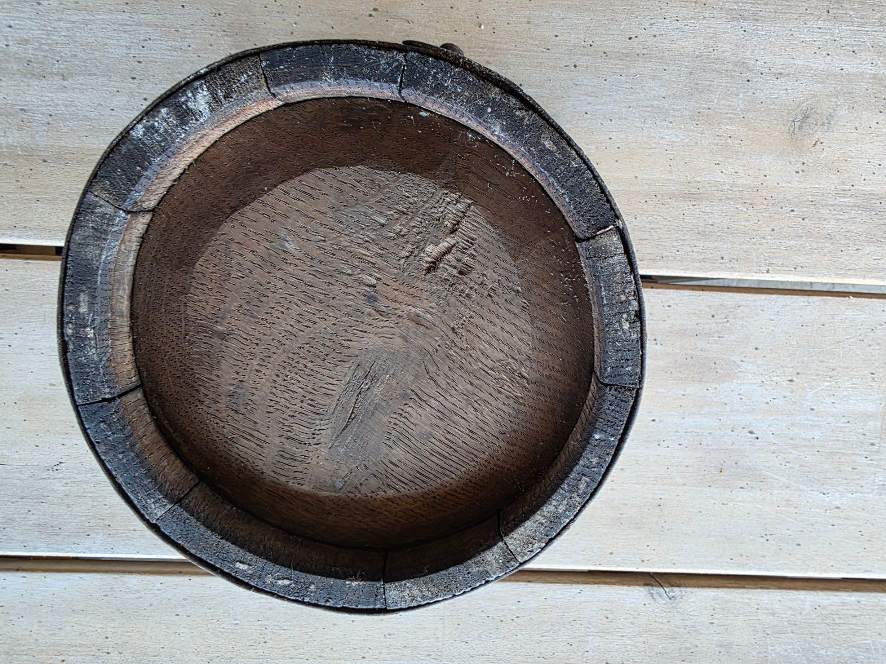 Töpfe: antiker Holz Bottich Eimer Topf 20 cm – Gebraucht aus Walterswil BE von Lonitti 5