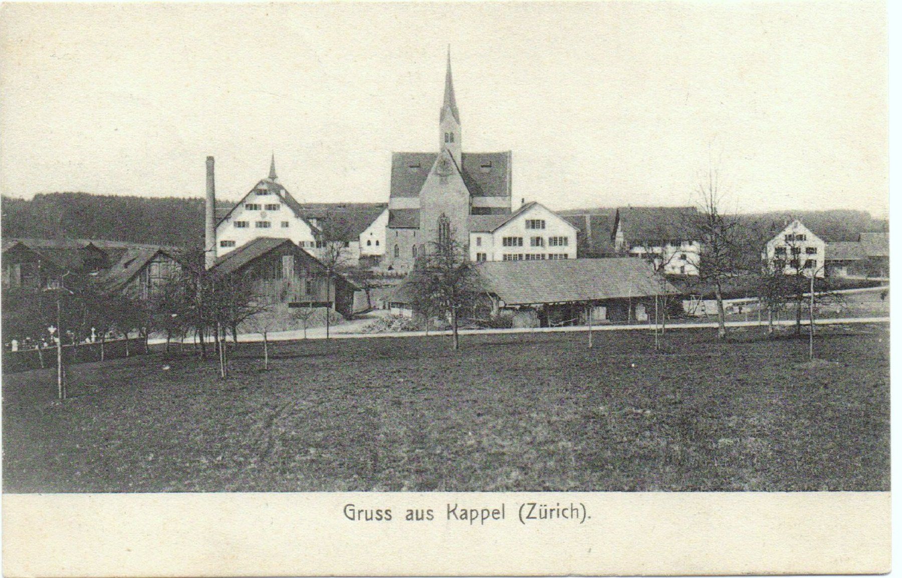 Ansichtskarten: Gruss aus KAPPEL a. Albis – Gebraucht aus Jona von philajona