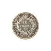 Silbermünze 10 Francs