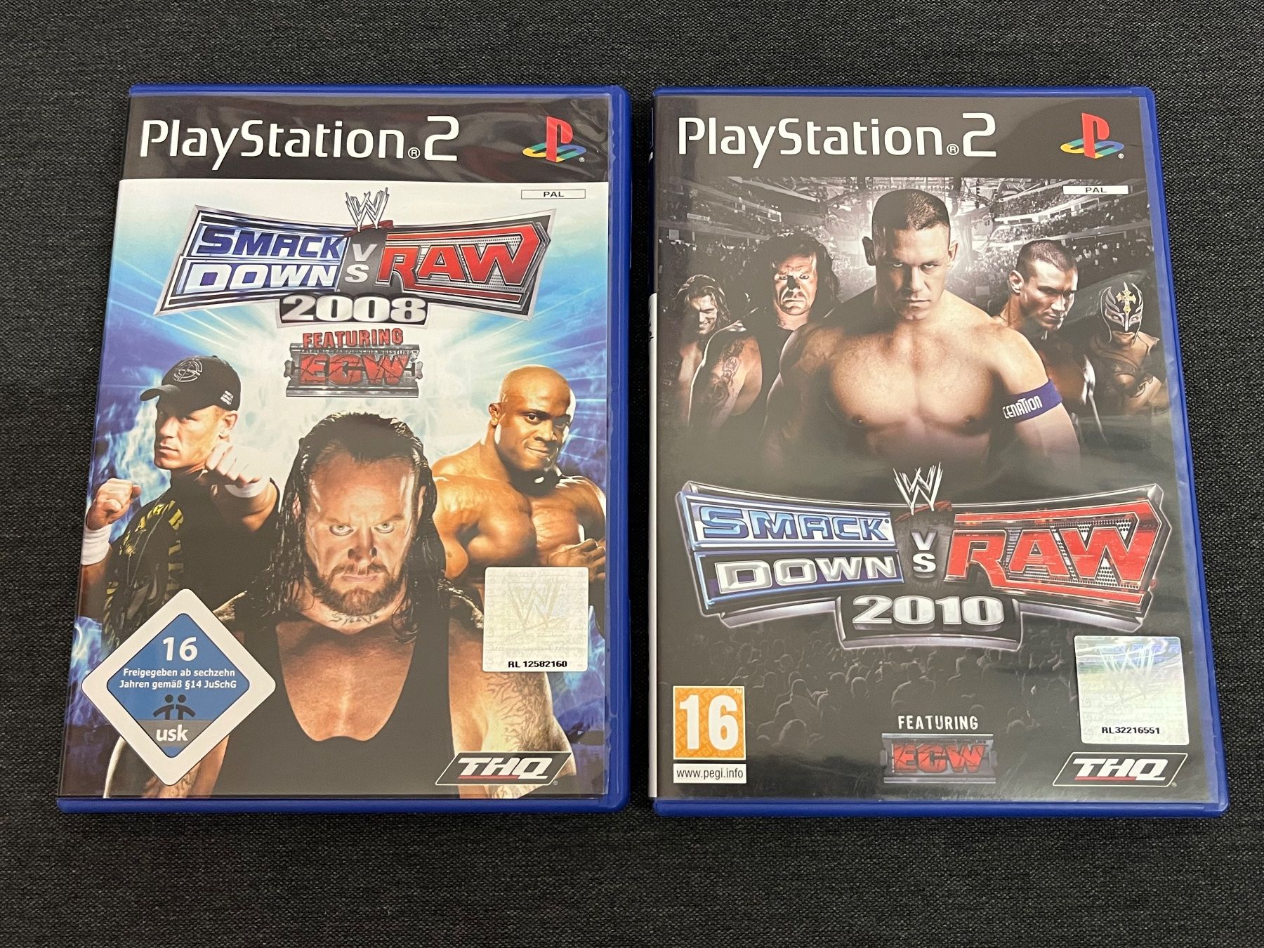 Sony Giochi: Smackdown vs Raw 2008 & 2010, PlayStation 2 PS2, komplett – Usato da Thalwil venduto da ranx