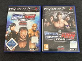 Smackdown vs Raw 2008 & 2010, PlayStation 2 PS2, komplett