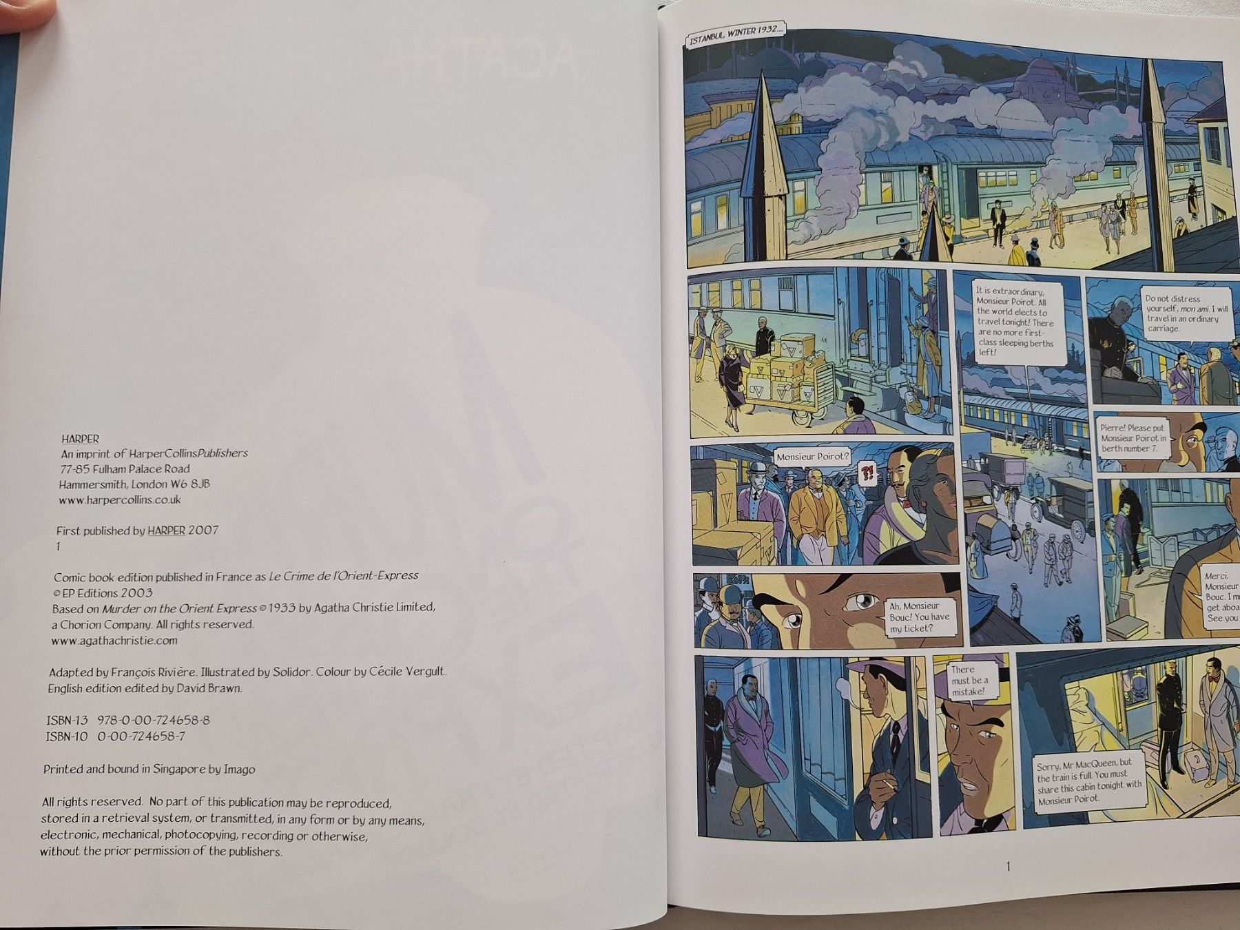 BD: Visual Novel: Murder on the Orient Express, Agatha Christie – D'occasion à Spreitenbach par misi.m 2