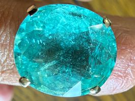 Turmalin Paraiba GoldRing 18k