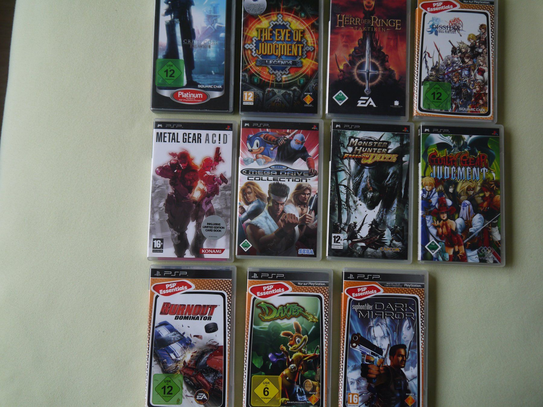 Giochi: SAMMLUNG 11 Gute PSP Spiele – Usato da Hagendorn venduto da Blaf